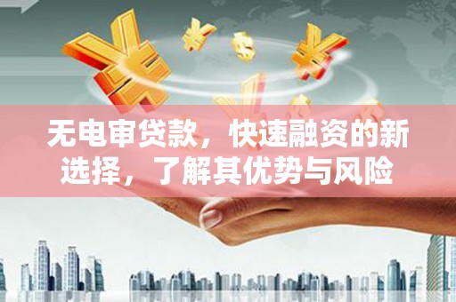 泗县无电审贷款，快速融资的新选择，了解其优势与风险