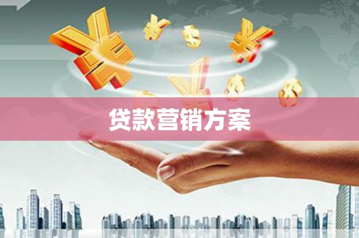 泗县贷款营销方案