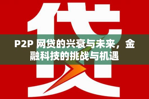 泗县P2P 网贷的兴衰与未来，金融科技的挑战与机遇