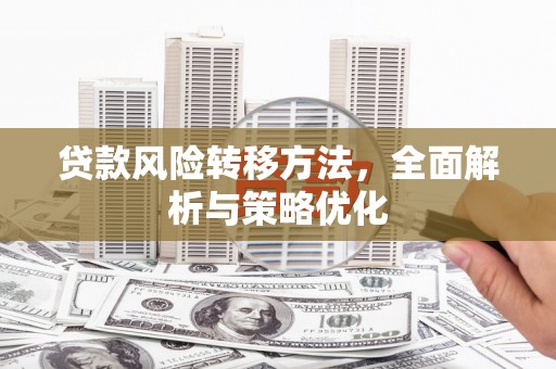 泗县贷款风险转移方法，全面解析与策略优化