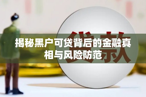 泗县揭秘黑户可贷背后的金融真相与风险防范