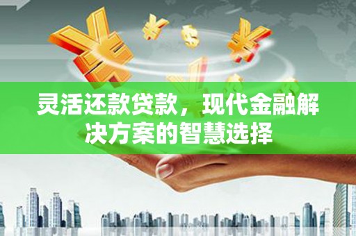 泗县灵活还款贷款，现代金融解决方案的智慧选择