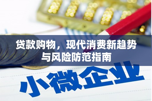 泗县贷款购物，现代消费新趋势与风险防范指南