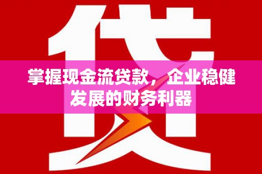 泗县掌握现金流贷款，企业稳健发展的财务利器
