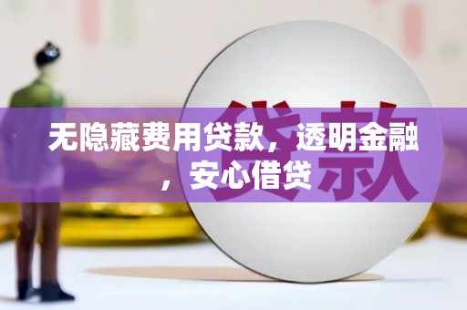 泗县无隐藏费用贷款，透明金融，安心借贷