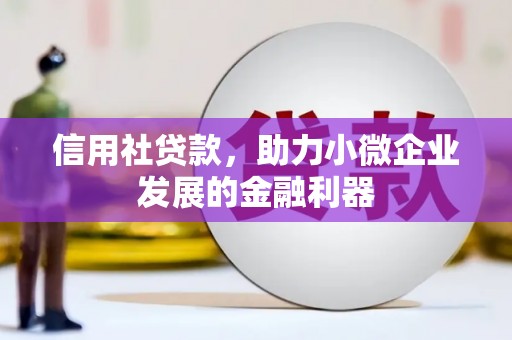 泗县信用社贷款，助力小微企业发展的金融利器