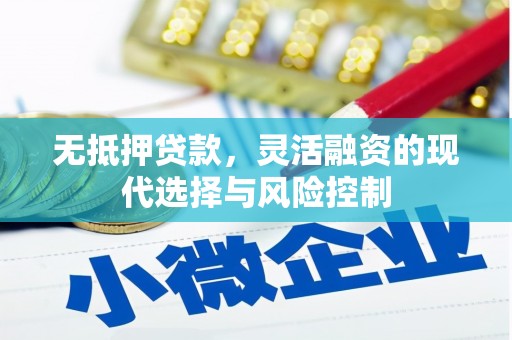 泗县无抵押贷款，灵活融资的现代选择与风险控制