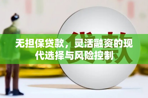 泗县无担保贷款，灵活融资的现代选择与风险控制