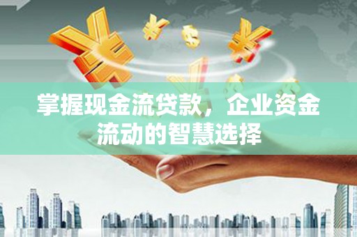 泗县掌握现金流贷款，企业资金流动的智慧选择