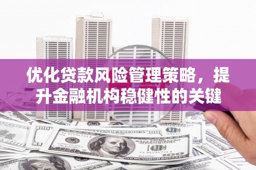 泗县优化贷款风险管理策略，提升金融机构稳健性的关键