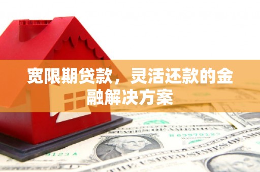 泗县宽限期贷款，灵活还款的金融解决方案