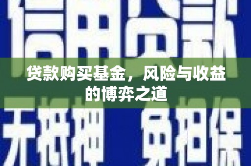 泗县贷款购买基金，风险与收益的博弈之道