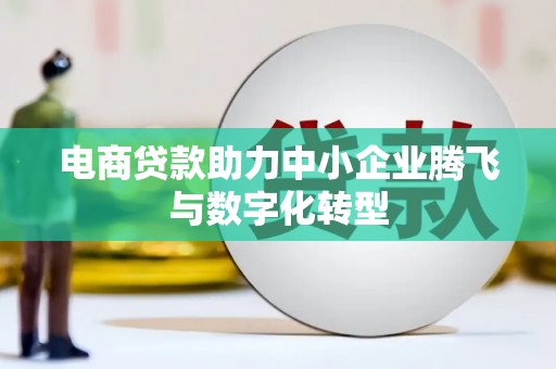 泗县电商贷款助力中小企业腾飞与数字化转型