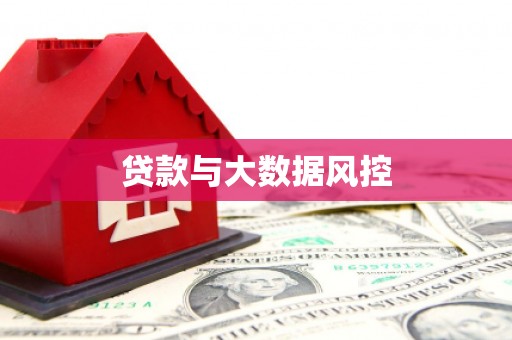 泗县贷款与大数据风控