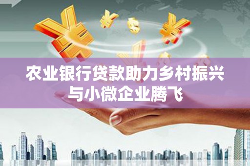 泗县农业银行贷款助力乡村振兴与小微企业腾飞