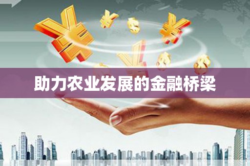 泗县助力农业发展的金融桥梁